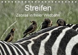 Streifen - Zebras in freier Wildbahn (Tischkalender 2020 DIN A5 quer)