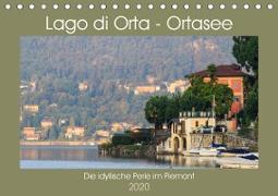 Lago di Orta - Ortasee (Tischkalender 2020 DIN A5 quer)