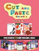 Scissor Skills (Cut and Paste Animals): 20 full-color kindergarten cut and paste activity sheets designed to develop scissor skills in preschool child