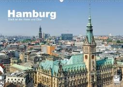 Hamburg Stadt an der Alster und Elbe (Wandkalender 2020 DIN A2 quer)