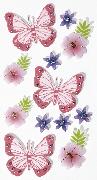 Art-Work: Schmetterl./Blumen