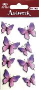 Art-Work: Schmetterlinge violett