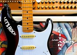 Guitars and Amps - Let's Rock (Wall Calendar 2020 DIN A4 Landscape)