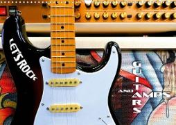 Guitars and Amps - Let's Rock (Wall Calendar 2020 DIN A3 Landscape)