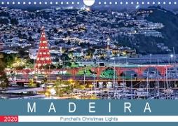 Madeira - Funchal's Christmas Lights (Wall Calendar 2020 DIN A4 Landscape)