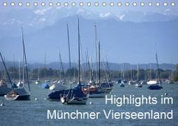 Highlights im Münchner Vierseenland (Tischkalender 2020 DIN A5 quer)