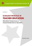 Scholarly Principles in Teacher Education