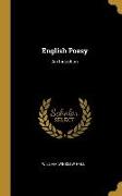 English Poesy: An Induction