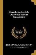 Giornale Storico della Letteratura Italiana. Supplemento
