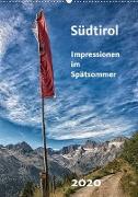 Südtirol - Impressionen im Spätsommer (Wandkalender 2020 DIN A2 hoch)