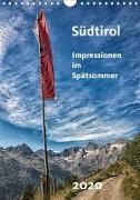 Südtirol - Impressionen im Spätsommer (Wandkalender 2020 DIN A4 hoch)