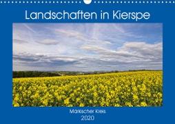 Landschaften in Kierspe (Wandkalender 2020 DIN A3 quer)