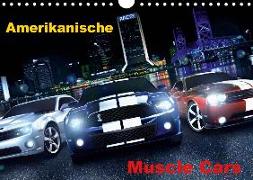 Amerikanische Muscle Cars (Wandkalender 2020 DIN A4 quer)