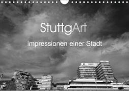 StuttgArt - Impressionen einer Stadt (Wandkalender 2020 DIN A4 quer)