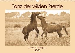 Tanz der wilden Pferde in der Camargue (Wandkalender 2020 DIN A3 quer)