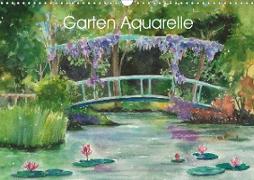 Garten Aquarelle (Wandkalender 2020 DIN A3 quer)