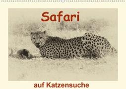 Safari - auf Katzensuche (Wandkalender 2020 DIN A2 quer)
