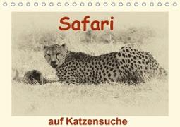 Safari - auf Katzensuche (Tischkalender 2020 DIN A5 quer)