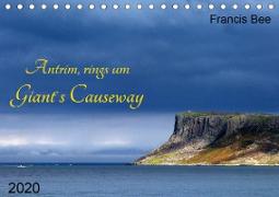 Antrim, rings um Giant´s Causeway (Tischkalender 2020 DIN A5 quer)