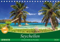 Seychellen - Traumstrände im Paradies (Tischkalender 2020 DIN A5 quer)