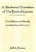 A Mechanical Translation of the Book of Genesis