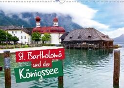 St. Bartholomä und der Königssee (Wandkalender 2020 DIN A3 quer)