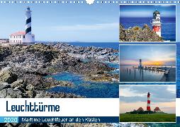 Leuchttürme - Maritime Leuchtfeuer an den Küsten (Wandkalender 2020 DIN A3 quer)