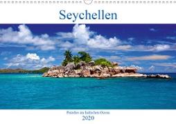 Seychellen - Paradies im Indischen Ozean (Wandkalender 2020 DIN A3 quer)