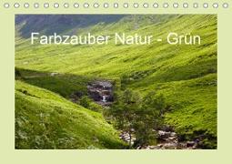 Farbzauber Natur - Grün (Tischkalender 2020 DIN A5 quer)