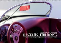 Classic Cars - Iconic Cockpits (Wall Calendar 2020 DIN A3 Landscape)