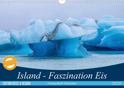 Island - Faszination Eis. Vatnajökull Gletscher (Wandkalender 2020 DIN A4 quer)