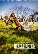 Beagle Action - Wilde Kuscheltiere (Wandkalender 2020 DIN A2 hoch)