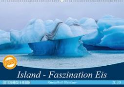 Island - Faszination Eis. Vatnajökull Gletscher (Wandkalender 2020 DIN A2 quer)