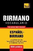 Vocabulario Español-Birmano - 9000 Palabras Más Usadas