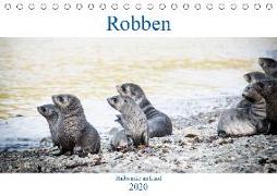 Robben - Halbstarke an Land (Tischkalender 2020 DIN A5 quer)