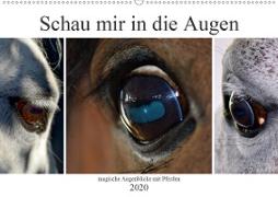 Schau mir in die Augen - magische Augenblicke mit Pferden (Wandkalender 2020 DIN A2 quer)