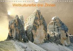 Weltkulturerbe drei Zinnen (Wandkalender 2020 DIN A4 quer)