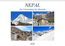 NEPAL, die Umrundung des Manaslu (Wandkalender 2020 DIN A3 quer)