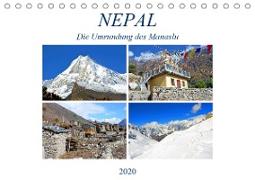NEPAL, die Umrundung des Manaslu (Tischkalender 2020 DIN A5 quer)
