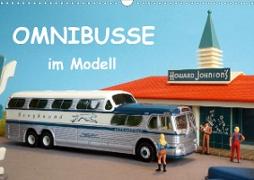 Omnibusse im Modell (Wandkalender 2020 DIN A3 quer)