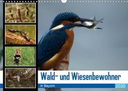 Wald- und Wiesenbewohner in Bayern 2020 (Wandkalender 2020 DIN A3 quer)