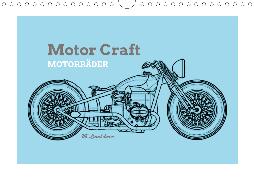 Motor Craft Motorräder (Wandkalender 2020 DIN A4 quer)