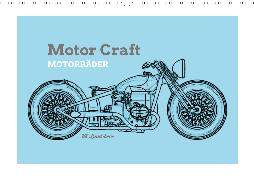 Motor Craft Motorräder (Wandkalender 2020 DIN A3 quer)
