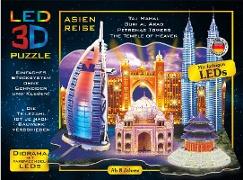 LED Diorama Puzzle Motiv: Asien Reise 70 Teile