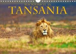 Blickpunkte Tansanias (Wandkalender 2020 DIN A4 quer)