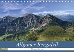 Allgäuer Bergidyll (Tischkalender 2020 DIN A5 quer)