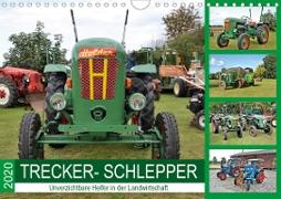 TRECKER-SCHLEPPER. Unverzichtbare Helfer in der Landwirtschaft (Wandkalender 2020 DIN A4 quer)