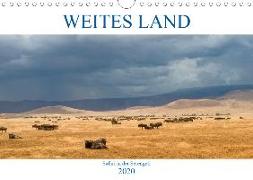 Weites Land - Safari in der Serengeti (Wandkalender 2020 DIN A4 quer)