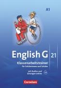 English G 21, Ausgabe A, Band 1: 5. Schuljahr, Klassenarbeitstrainer mit Audios und Lösungen online