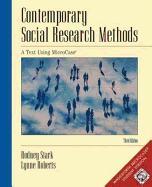 Contemporary Social Research Methods Using Microcase, Infotrac Version [With CDROM and Workbook]